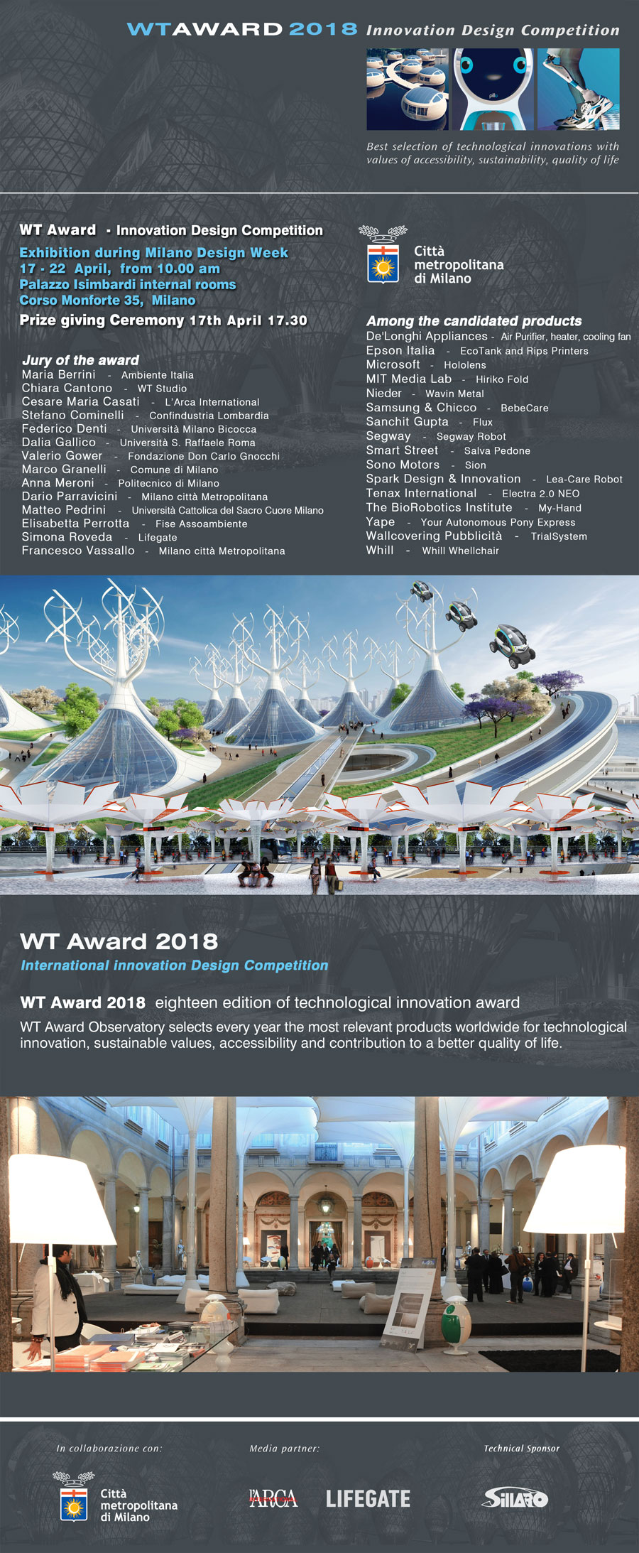 WT Award 2018 Milano Design Week